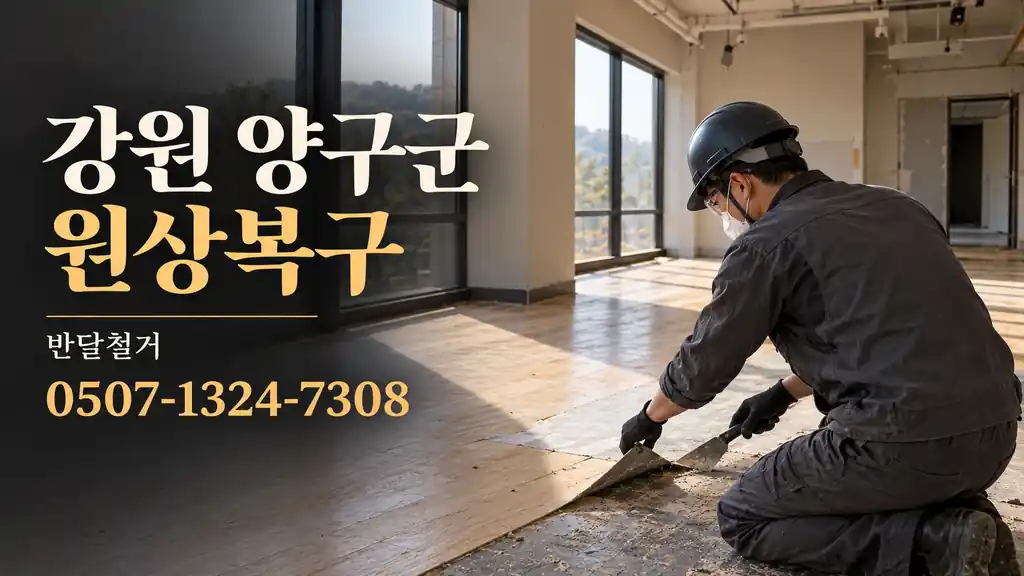 강원 양구군 원상복구 | 반달철거 0507-1324-7308
