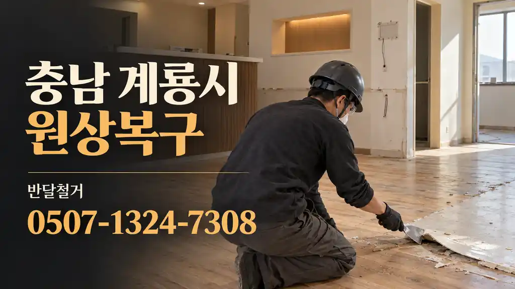 충남 계룡시 원상복구 | 반달철거 0507-1324-7308